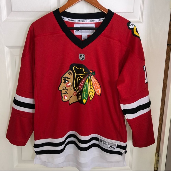 Youth L/XL Reebok Chicago Blackhawks Jersey - Picture 1 of 4